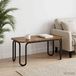 Maison Exclusive Table basse en bois recyclé, 100 x 50 x 45 cm, fibre de bois