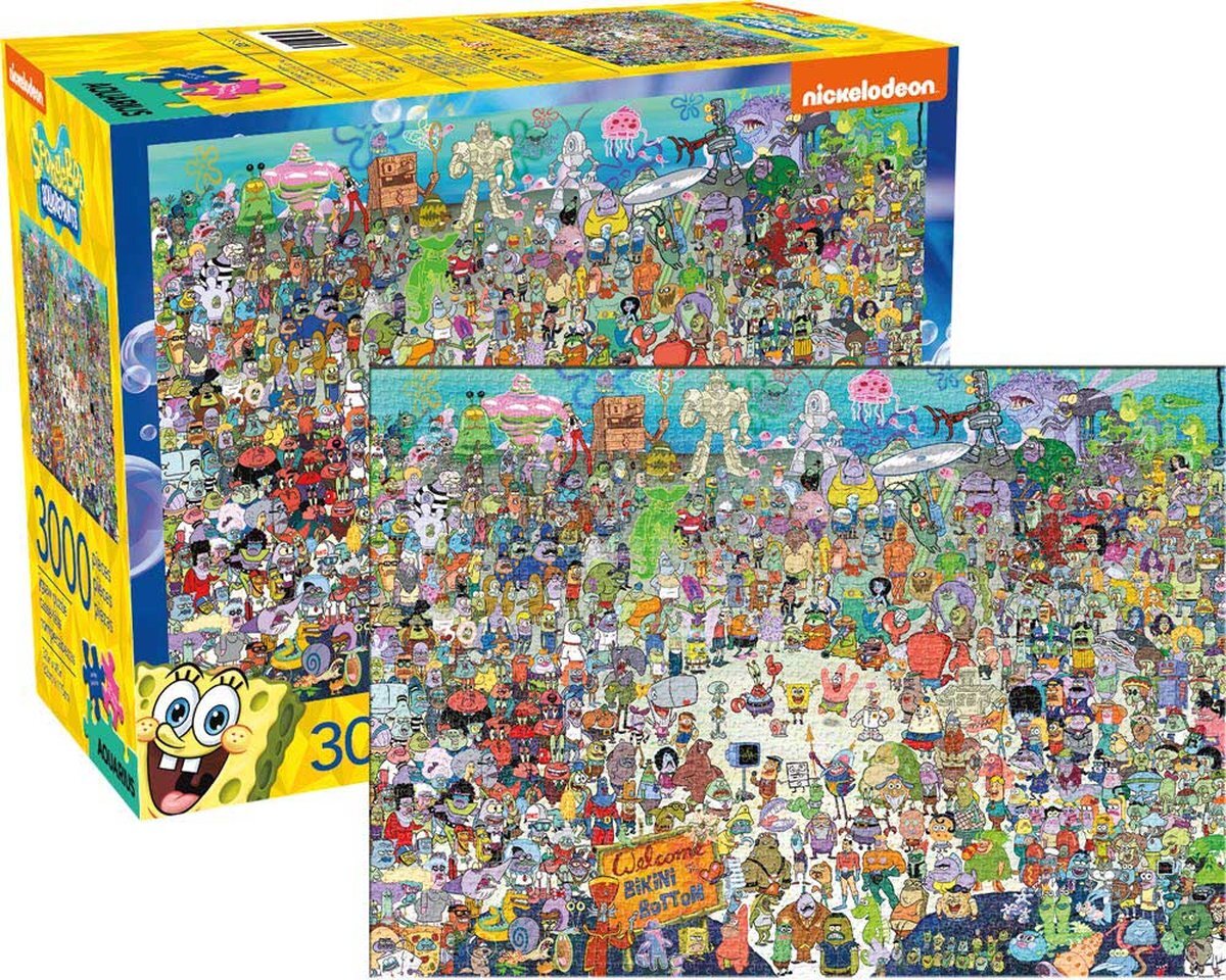 Aquarius Sponge Bob Puzzel 3000 Stukjes