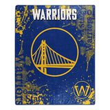 Northwest NBA Golden State Warriors Unisex-volwassen Raschel plaid deken, 50 "x 60", Dropdown