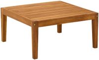 vidaXL Tuinstafel Massief Acaciahout Naturel 60 x 60 x 30 cm