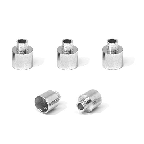 cyclingcolors Remstopper voor fiets van verzinkt staal, 5,7 mm x 10,9 mm, 5 stuks, zilverkleurig