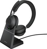 Jabra Evolve2 65 UC Stereo Headset - Draadloos - Bluetooth - USB-A - Zwart