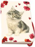 Bekking & Blitz Franciens Carnet A6 Chatons & Coquelicots