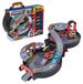 Garage de jouets Garage pliable - 2 niveaux - 3 voitures moulées sous pression - Sac de transport