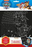 PAW Patrol Nickelodeon Paw Patrol Junior Krasplaten Zwart 3-delig