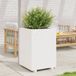 Maison Exclusive - Jardinière d'extérieur blanche, 50 x 50 x 72,5 cm, bois de pin massif