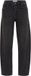 WE Fashion Dames Tapered Fit Broek Zwart Katoen W34