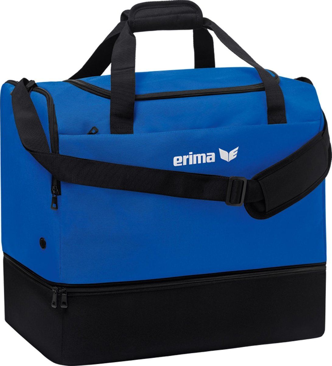 Erima Sporttas - blauw - zwart - polyester - 2022