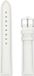 Hirsch Strap Kansas L Cuir Unisexe Blanc 22 mm