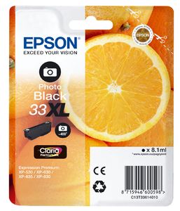 Epson Oranges C13T33614010 - Zwart - Inktcartridge - 8 ml - 400 pagina's