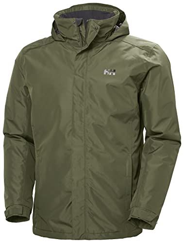 Helly Hansen Men's Waterproof Dubliner Insulated Jacket, Green, S