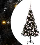 vidaXL - Kerstboom - Zwart - 120 cm - PVC