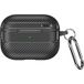 Techsuit Coque CarbonFiber pour Apple AirPods Pro Series, Noire