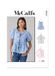 MCCALLS naaipatroon M8557BB Misses' en damestops BB (20W-22W-24W-26W-28W)