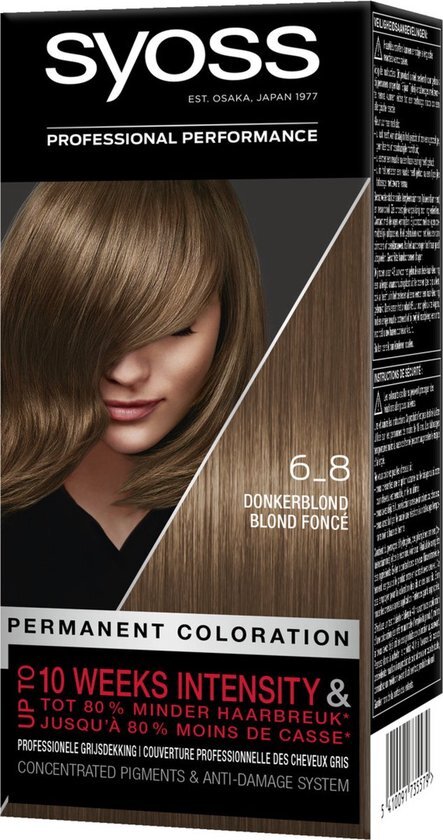 Syoss Color Salonplex 6-8 Donkerblond