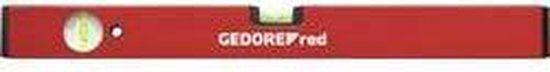 GEDORE red Waterpas, 300 mm lang, met verticale en horizontale libellen, meetnauwkeurigheid +/- 0,5 mm/m, R94100051