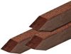 Merkloos Tuindeco Paal hardhout geschaafd gepunt 6,5x6,5x250 cm