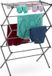Relaxdays Sèche-linge pliable - Autoportant - Argent