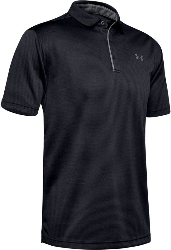 Under Armour Tech Polo - Sportshirt Heren - Zwart - Maat L
