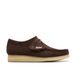 Clarks Originals Wallabee Mocassins Dark Brown Suede