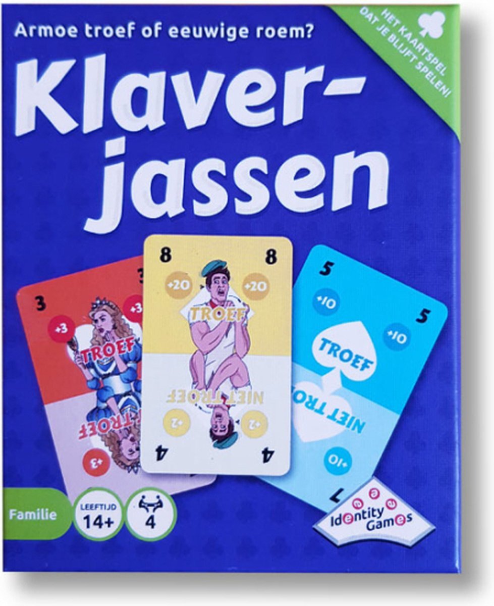 Identity Games - Klaverjassen - kaartspel - familiespel - kaarten