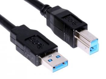 MicroConnect USB 3.0 A Male/Male 3m Black