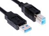 MicroConnect USB 3.0 A Male/Male 3m Black