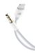 Music Sound AUX-audiokabel met Lightning MFI-stekker en 3,5 jackplug - wit