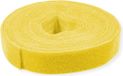 VALUE Klittenband op rol, 10mm, geel, 25 m