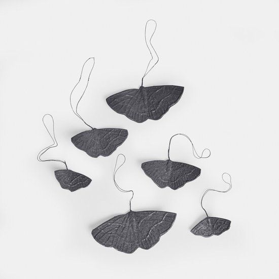 LOBERON Hanger set van 6 Orlenaith antiekzwart