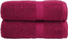 vidaXL Premium washandjes SOLUND 2 stuks Bordeaux 30x30cm 600 g/m²