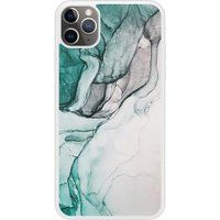 Apple Bedrukt siliconen hoesje compatibel met iPhone 11 Pro Max Zoom sur Pierre Vert