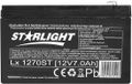 LTC Gel Accu - batterij LX1270 12 V 7 Ah onderhoudsvrij AGB