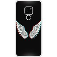 Bedrukt siliconen hoesje compatibel met Mate 20 Ailes d'Ange