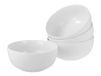 CreaTable Allround 4-delige Boeddha Bowl serviesset van porselein, wit