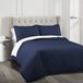 Lush Decor Ava Diamond Oversized katoenen 3-delige quiltset, Full/Queen, Navy, Polyester