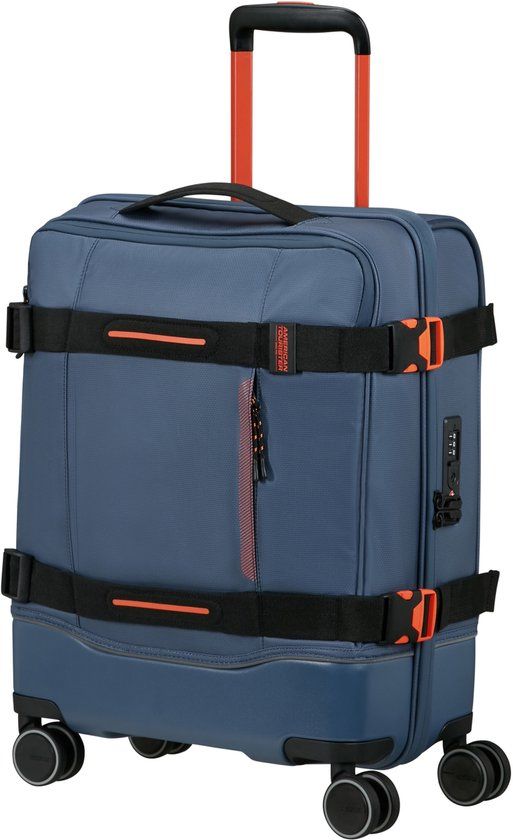 American Tourister Urban Track Spinner S Coated Navy/Orange