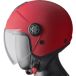 GMS-Moto Gelato Amarena, casque ouvert, couleur: Rouge, taille: L