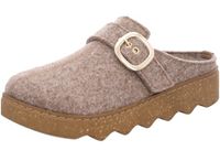 Rohde Beige Vilten Open Pantoffels Dames - Beige - 41
