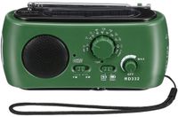 Unyqoos® Radio portable multifonctionnelle d'urgence avec lampe de poche et lampe de lecture