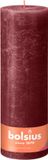 Bolsius Rustiek Stompkaars 300/100 Velvet Red