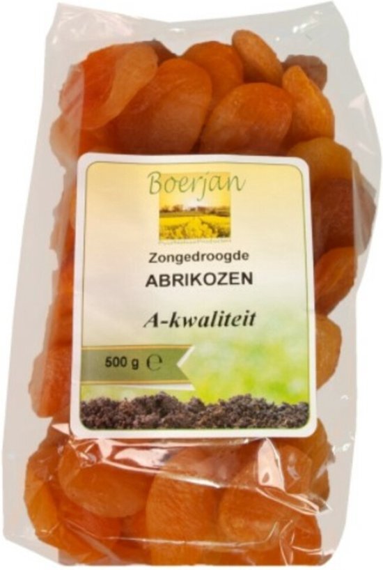 Boerjan Abrikozen Zongedroogd 500 gr