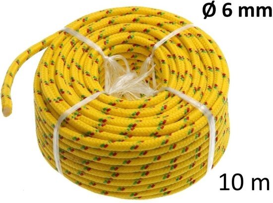 HOFFTECH Nylon Koord / Touw 6 mm X 10 meter