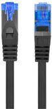 Lanberg Patchcord S/FTP 0.5M Cat.6A Zwart