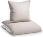 sleepwise Linge de lit 200x200 linge de lit d'été 3 pièces - OEKO-TEX, Très doux, Respirant, Repassage facile & infroissable - Parure de housse de couette en microfibre brossée avec taies d'oreiller 65x65cm, Sable