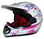 Protectwear V310-Girl-XS kindercrosshelm voor meisjes, Max Racing, maat XS (Youth L), roze/wit glans