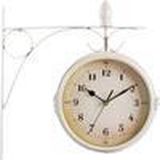 B&C Wandklok Rond Zilver RVS 60 cm