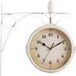 B&C Wandklok Rond Zilver RVS 60 cm