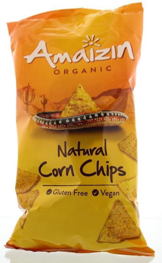 Amaizin Corn chips natural 250 gram