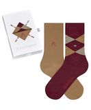 Burlington dames Basic Gift Box sokken ademend katoen versterkte damessokken huidvriendelijk duurzaam met argyle comfortabel in geschenkverpakking 2 paar